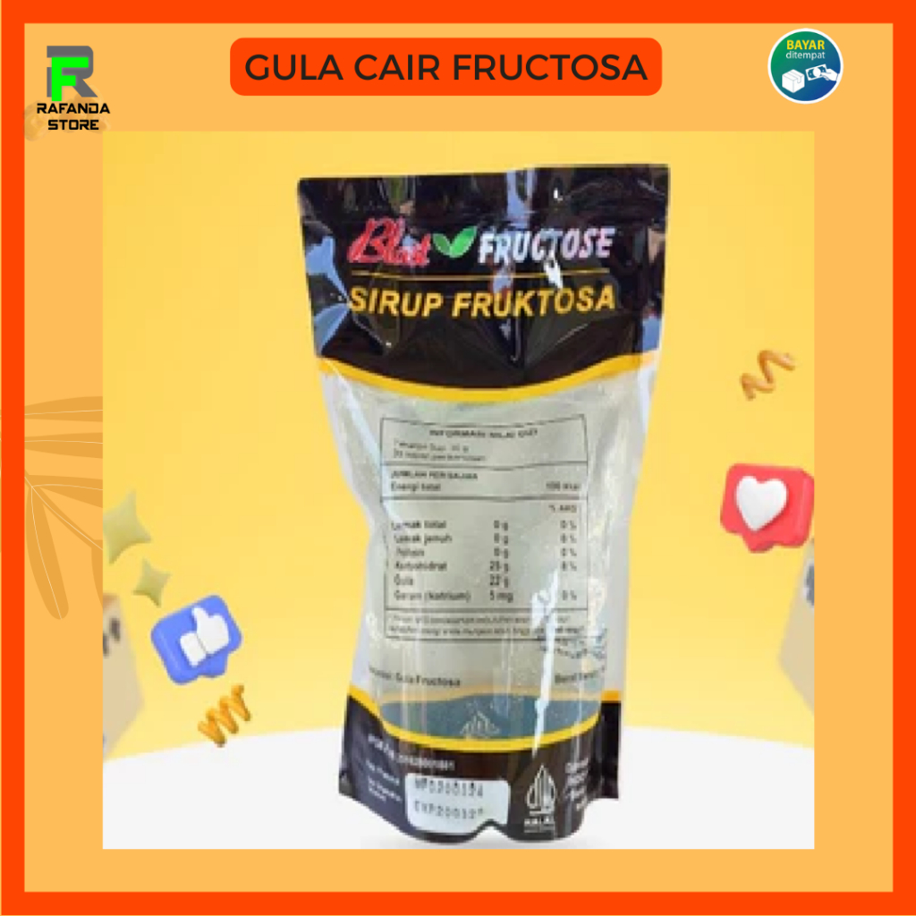 

Gula Cair Fructose / Fructosa Premium 1 Kg