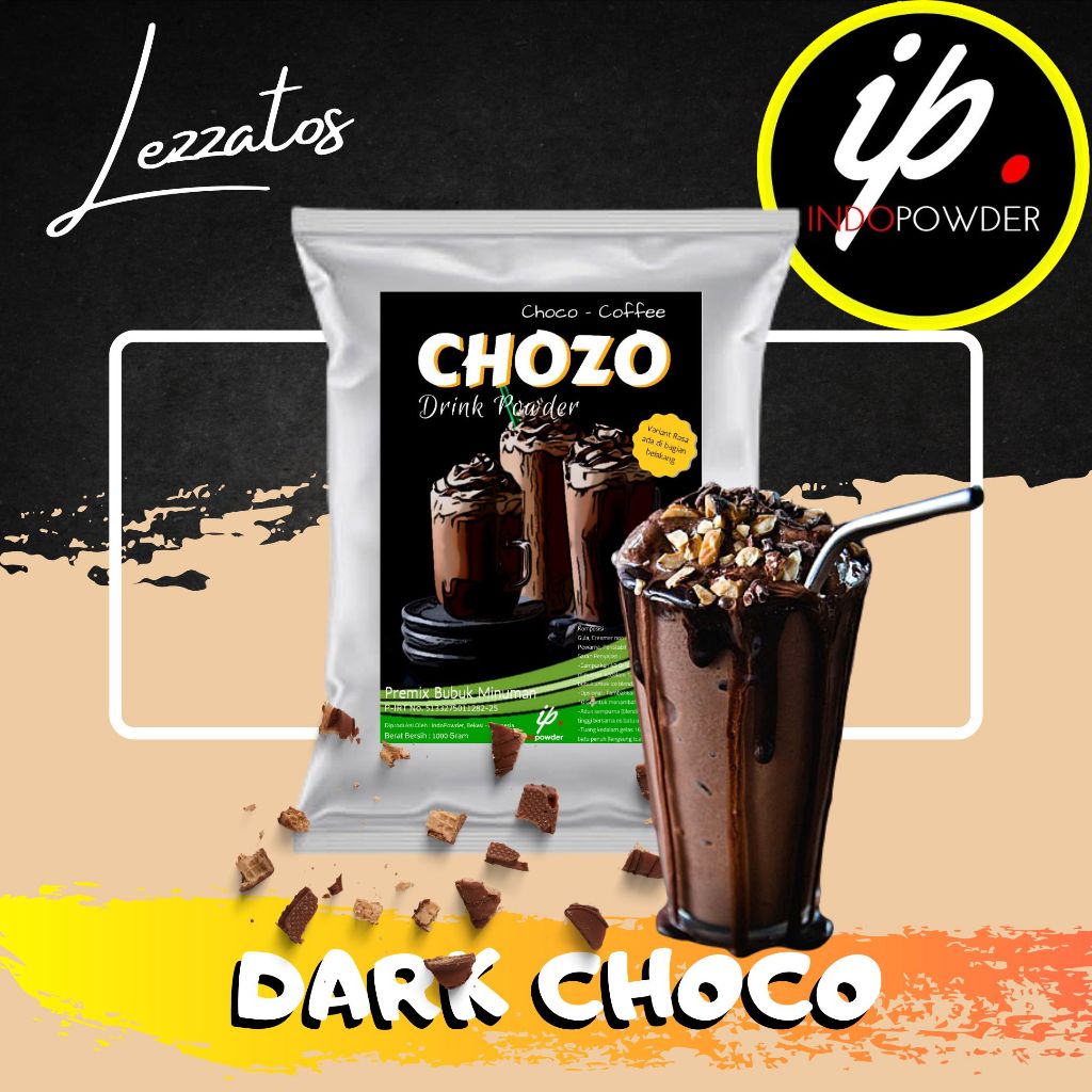 

Bubuk Minuman DARK CHOCO 1Kg I Serbuk COKLAT DARK Untuk Cafe, Waralaba dan Usaha Minuman Kekinian