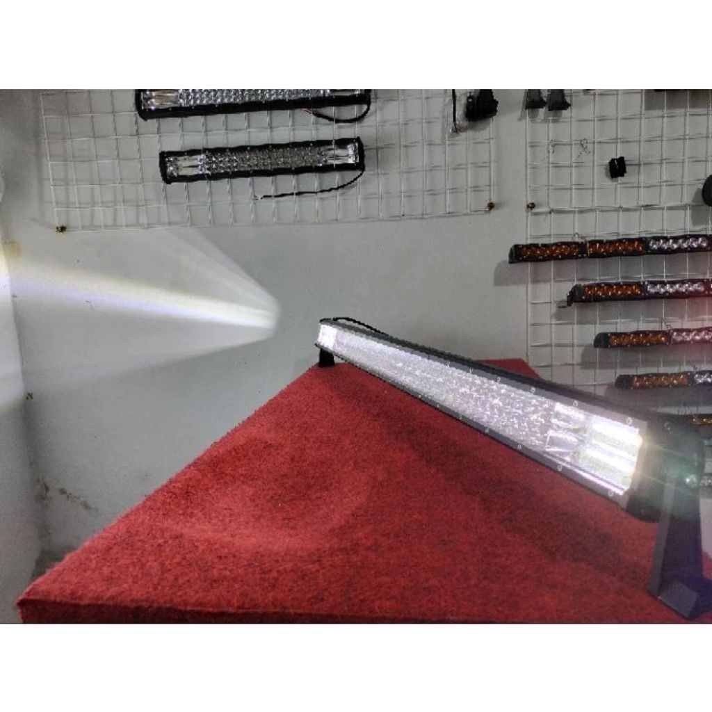 LEDBAR | LED BAR | LAMPU LED BAR | Lampu Sorot LED BAR | Lampu Sorot Led Bar Putih kuning 5 mode 3 r