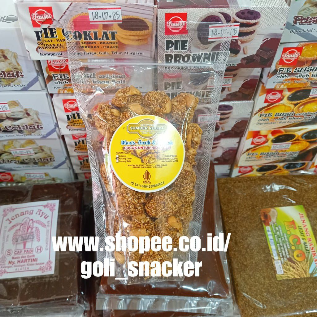 

Sumber Rejeki Geti Kacang Bulat Kemasan Pouch