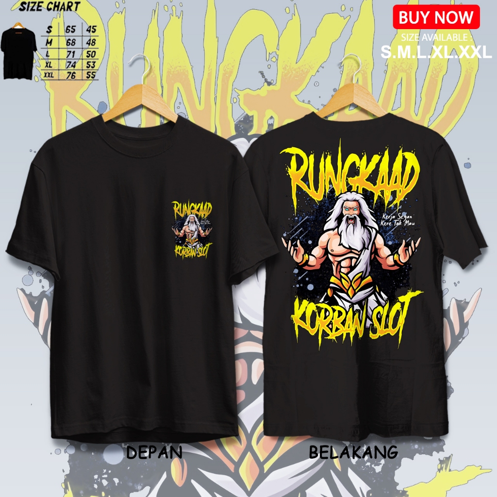 KAOS KORBAN SLOT KAOS KATA - KATA TSHIRT DISTRO ATASAN PRIA DAN WANITA TERBARU