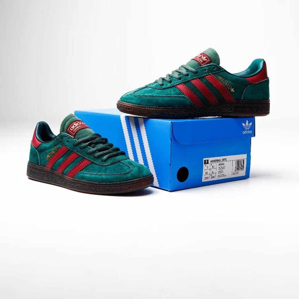 (SLPRDS)Sepatu Sneakers Spezial Handball Green Burgundy