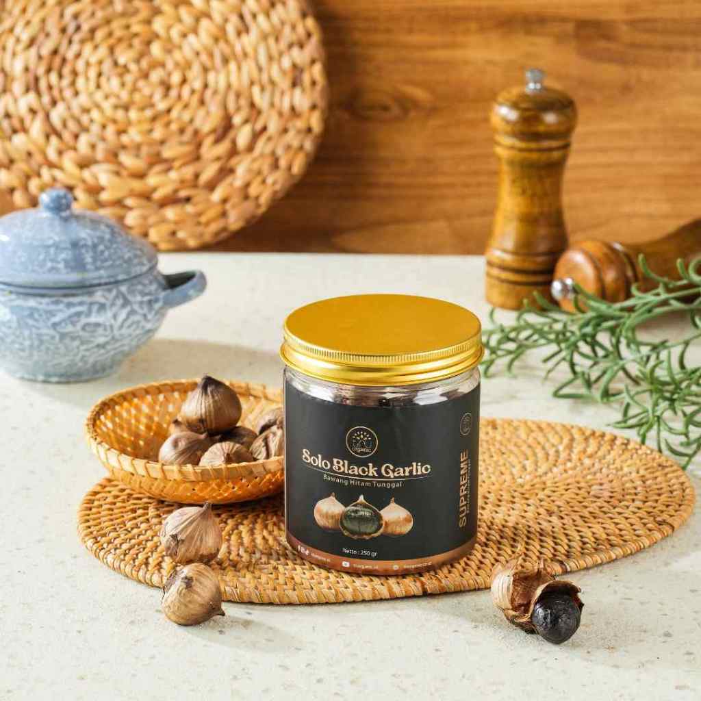 

TruOrganic Bawang Hitam Tunggal Premium 250gr - Black Garlic Ukuran Besar