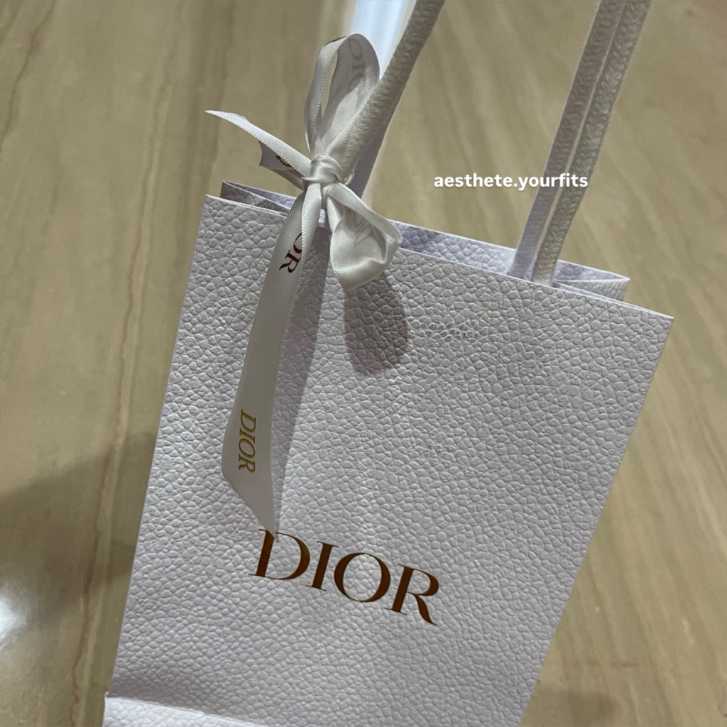 

[READY LANGSUNG KIRIM] PAPERBAG DIOR ORI WHITE ORIGINAL FROM STORE