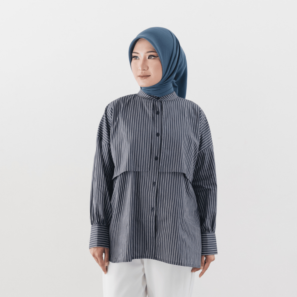 Atala Scarves | Trench Shirt | Kemeja Wanita