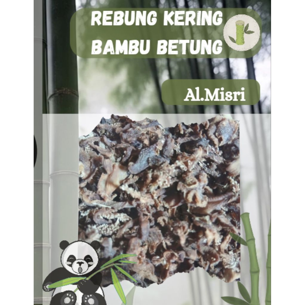 

Rebung Kering Bambu Betung