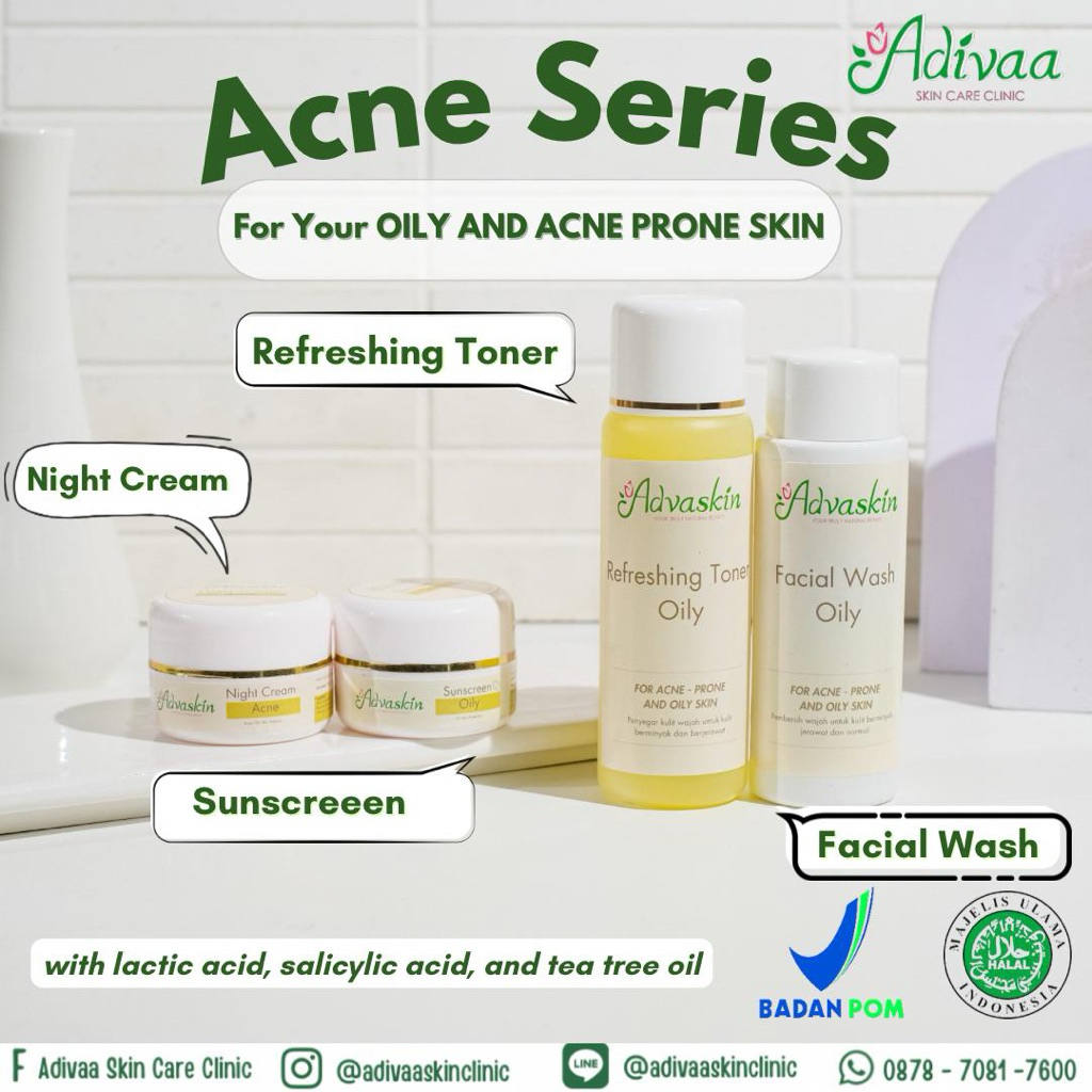 PAKET BASIC ADIVAA ACNE SERIES
