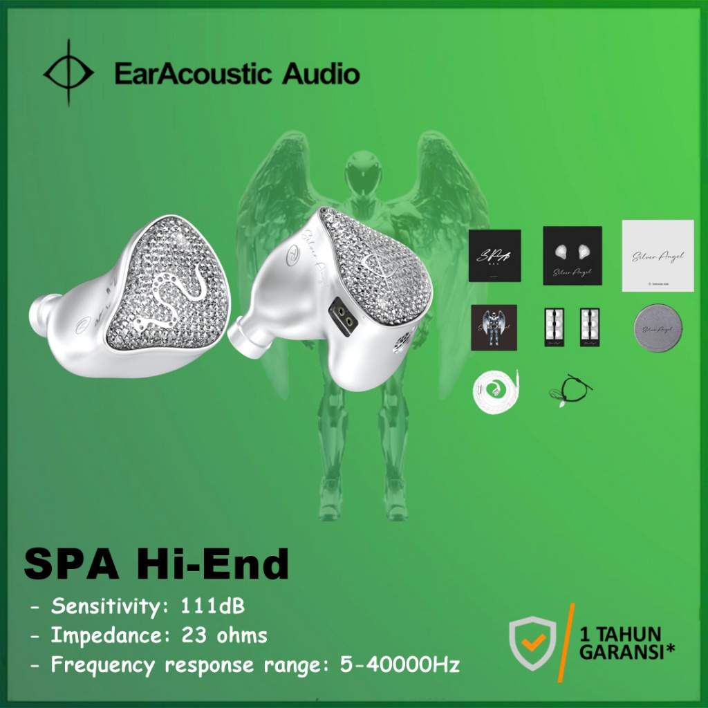 EarAcoustic SPA Hi-End 11.4mm Titanium Driver In Ear Monitor Earphones Ear Acoustic