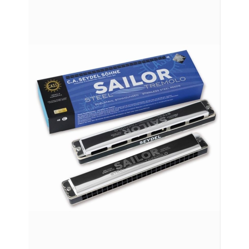 Harmonika Seydel Tremolo Sailor Steel 48 Nada