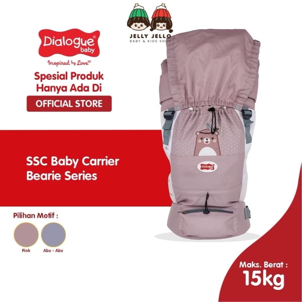 Dialogue Baby Gendongan Bayi Depan SSC Bearie Series