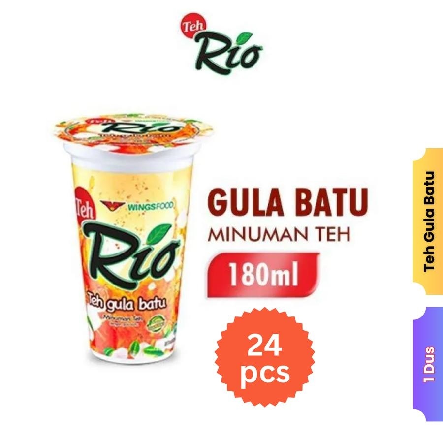 

Teh Rio Gula Batu 1 Dus (24 gelas)