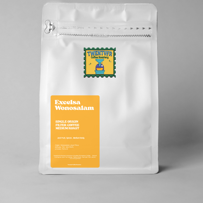 

Biji Kopi Excelsa Wonosalam - Biji Kopi Roasted Excelsa Wonosalam 100gr