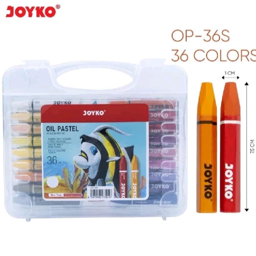 

Oil Pastel Joyko OP-36S Isi 36 Warna / Krayon Minyak / Crayon Stationery