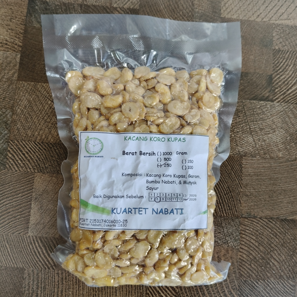 

Kacang Kacangan dan Biji Bijian 250 gram - Kuartet Nabati