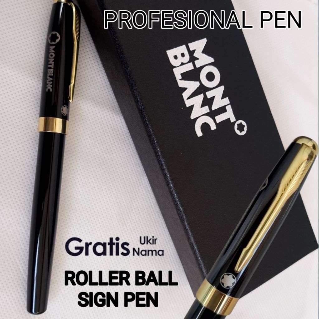

Pulpen Mewah Profesional Pen Monbl@nc Roller Ball Sign Pen Gratis Grafir Nama Dan Box Exlusive