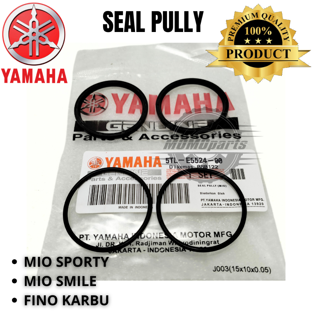 SEAL PULLY SIL PULLY YAMAHA 5TL MIO SPORTY MIO SMILE FINO KARBU ASLI PRESISI KUALITAS ORIGINAL ASLI 