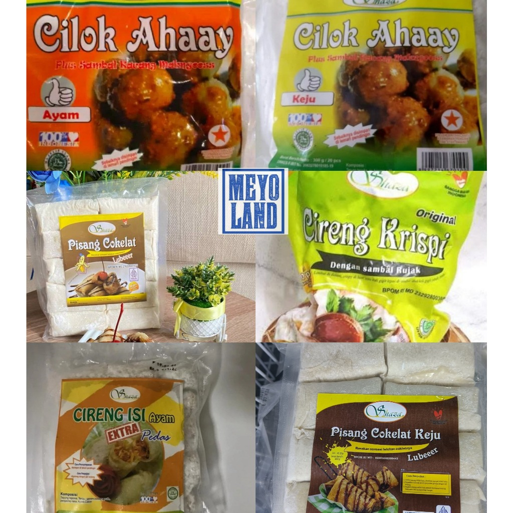 

Cilok Cireng Pisang Lumer Ahaay Bumbu Kacang Kuah Keju Ayam Extra Pedas Coklat Krispi Original Cokelat