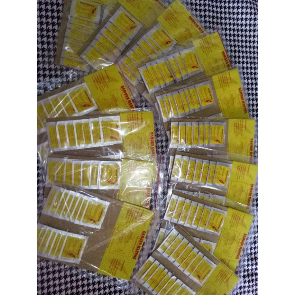 Ramuan Mabung Perontok Bulu Burung Murai Kenari Kacer Cucak Ijo Dll (Tepung Belut Asli)