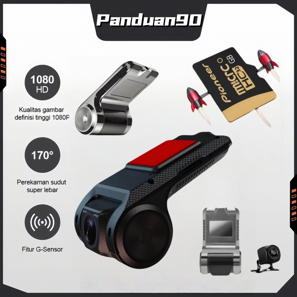 H01(Pasokan lokal Jual rugi demi kejar target) Dashcam ADAS night Vision, Kamera Parkir Mobil dengan