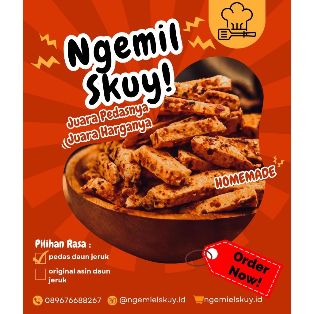 

Ngemil skuy - Basreng pedas daun jeruk