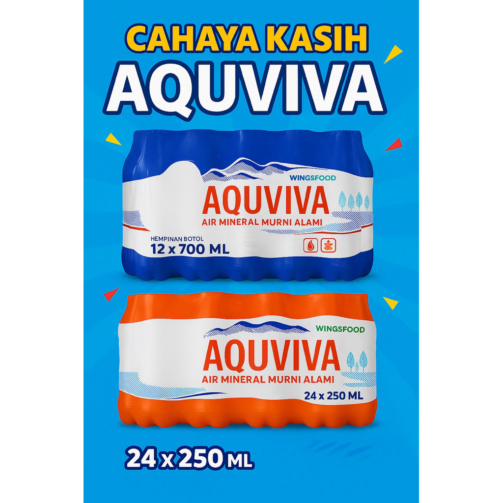 

Air Mineral AQUVIVA 24x250ml 12x700ml