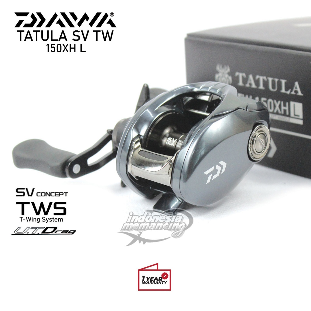 Reel BC DAIWA TATULA SV TW | 150XHL | Handle Kiri | Metal Frame | Bait Casting [24] ~ IM Store