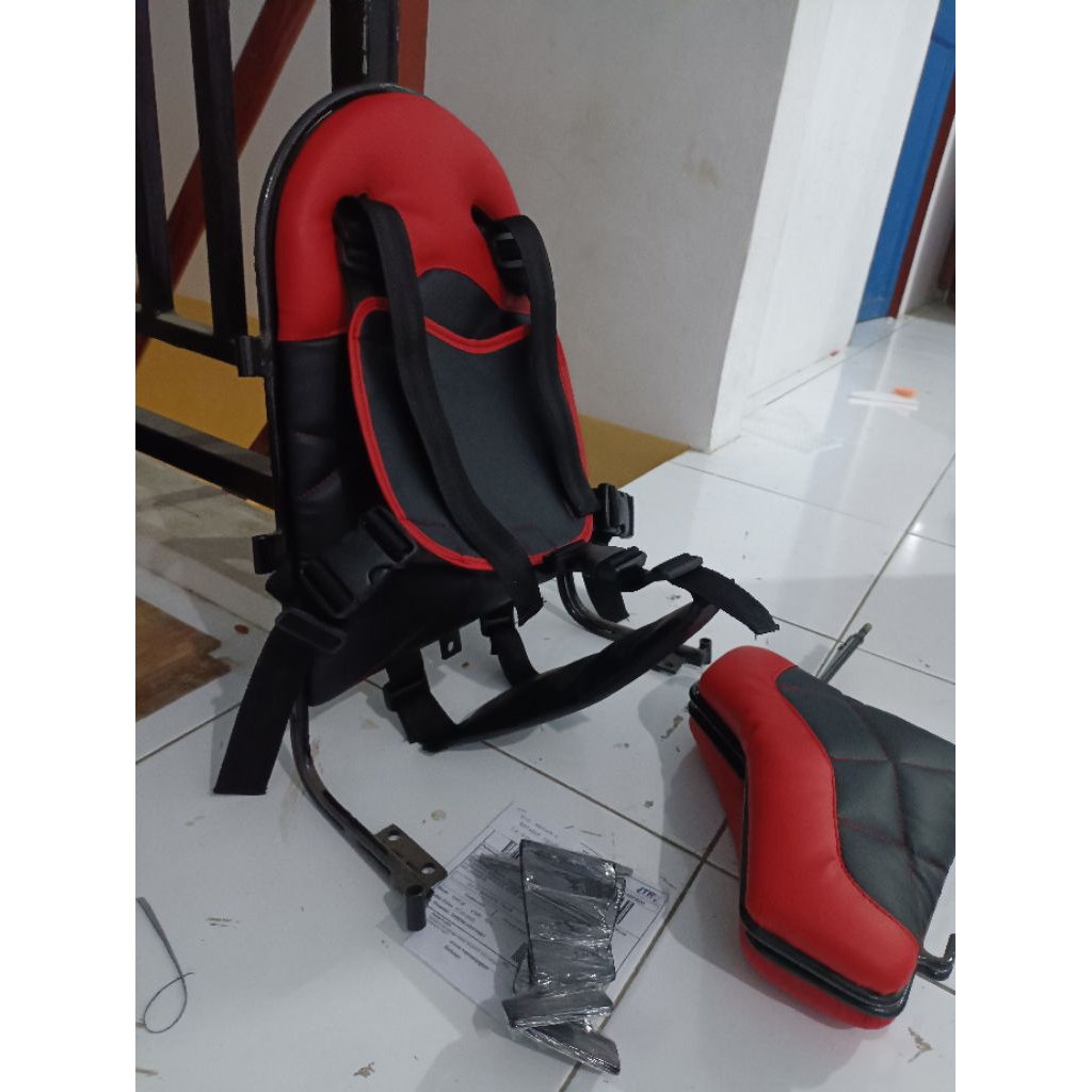 Boncengan Motor Beqver ECO + SEATBELT CELANA series