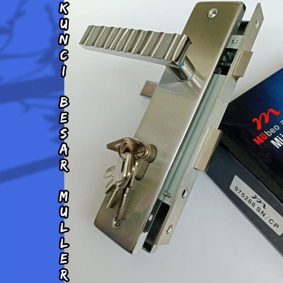 ( 1 SET ) MULLER handle kunci gagang pintu besar