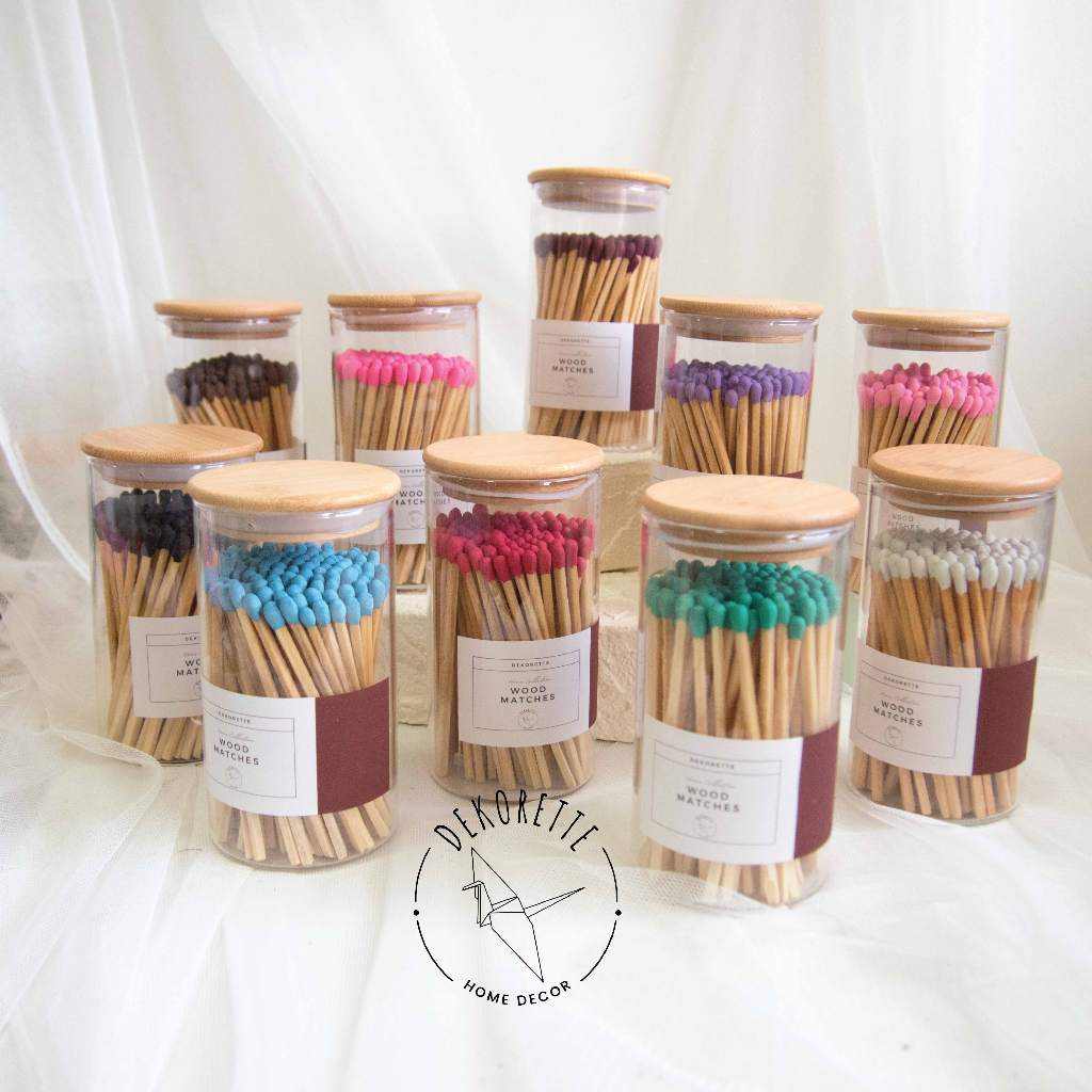 DEKORETTE- Korek api aesthetic/korek api kayu ?korek api panjang " RANA"