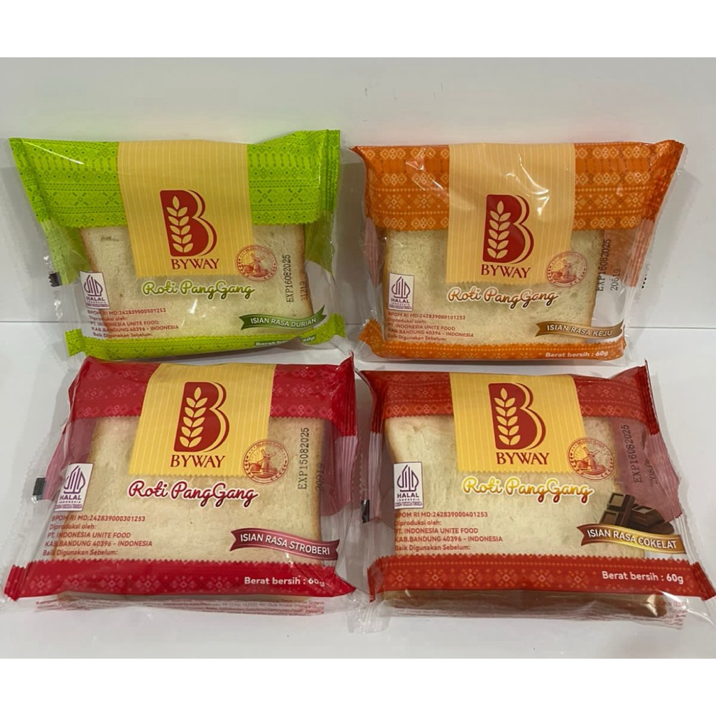 

BYWAY roti panggang 60gram aneka rasa