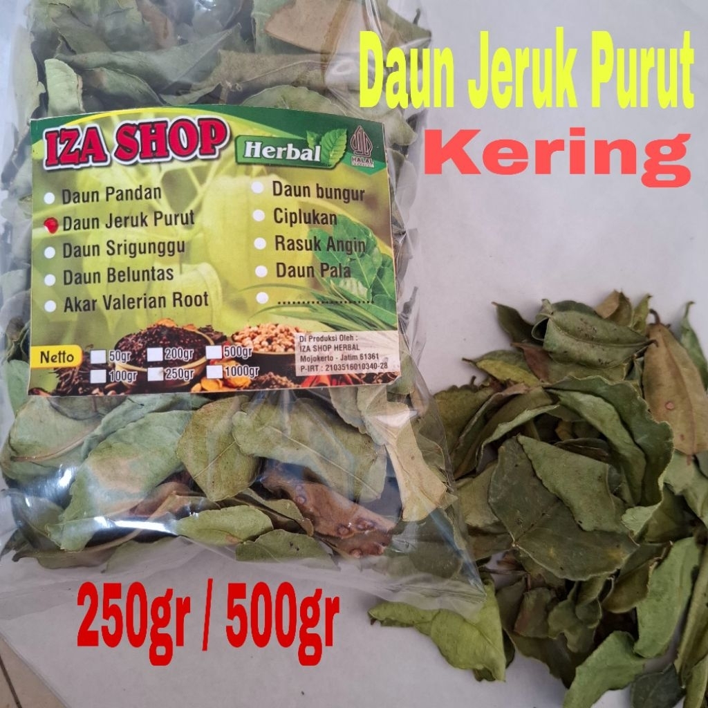 

Daun Jeruk Purut Kering 250/500gr