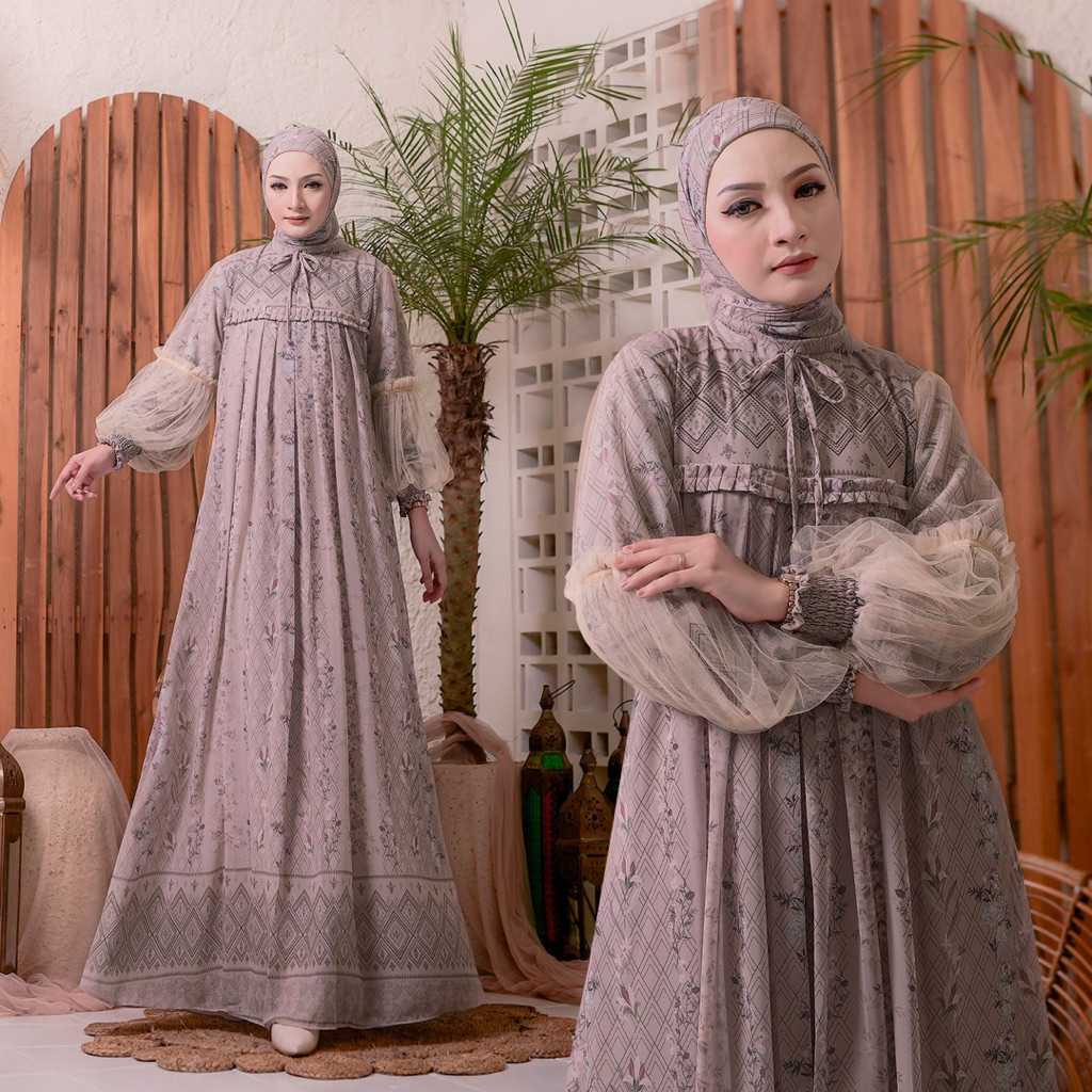 Gamis 3V set Hijab Premium