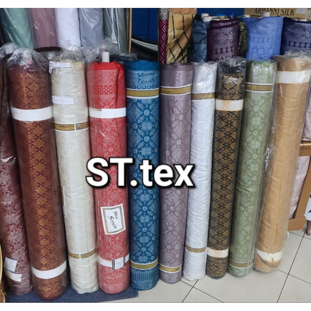 bahan songket semi palembang