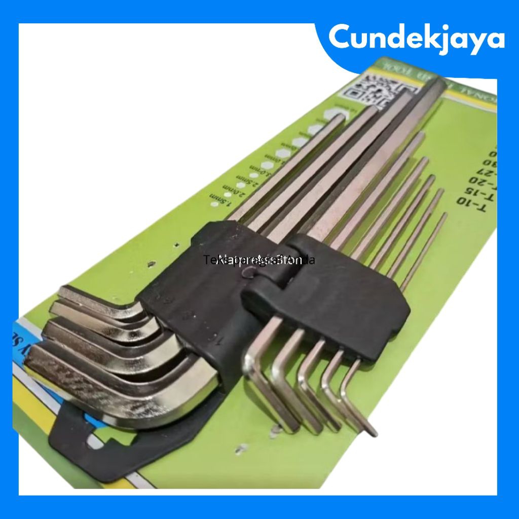 Kunci L Set 9 Pcs Long Panjang / COD / Tersedia Juga Kunci L 1Set Komplit / Kunci L 1Set Tekiro Ori 
