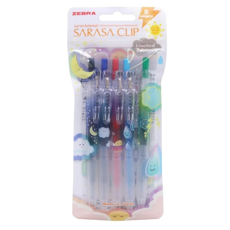 

BOLPEN ZEBRA SARASA 0.5 GRADATION WEATHER SET 5 - MIX WARNA