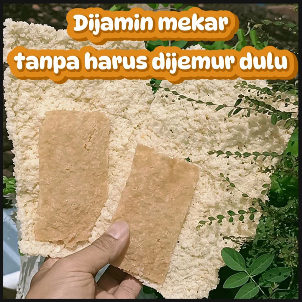 

Rasa Bawang, Krupuk puli, lempeng puli, gendar mentah 1Kg