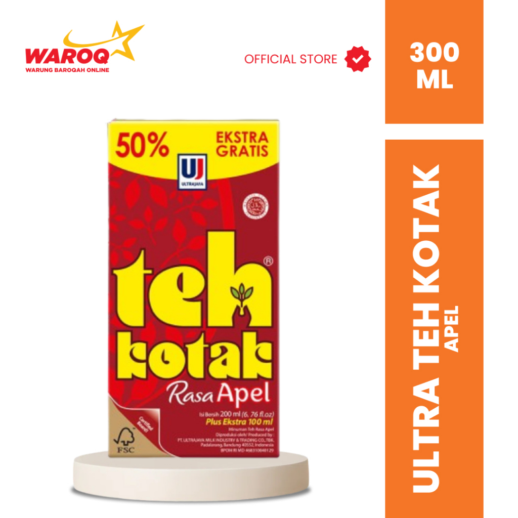 

ULTRA TEH KOTAK APEL 300ML KOTAK (DUS)
