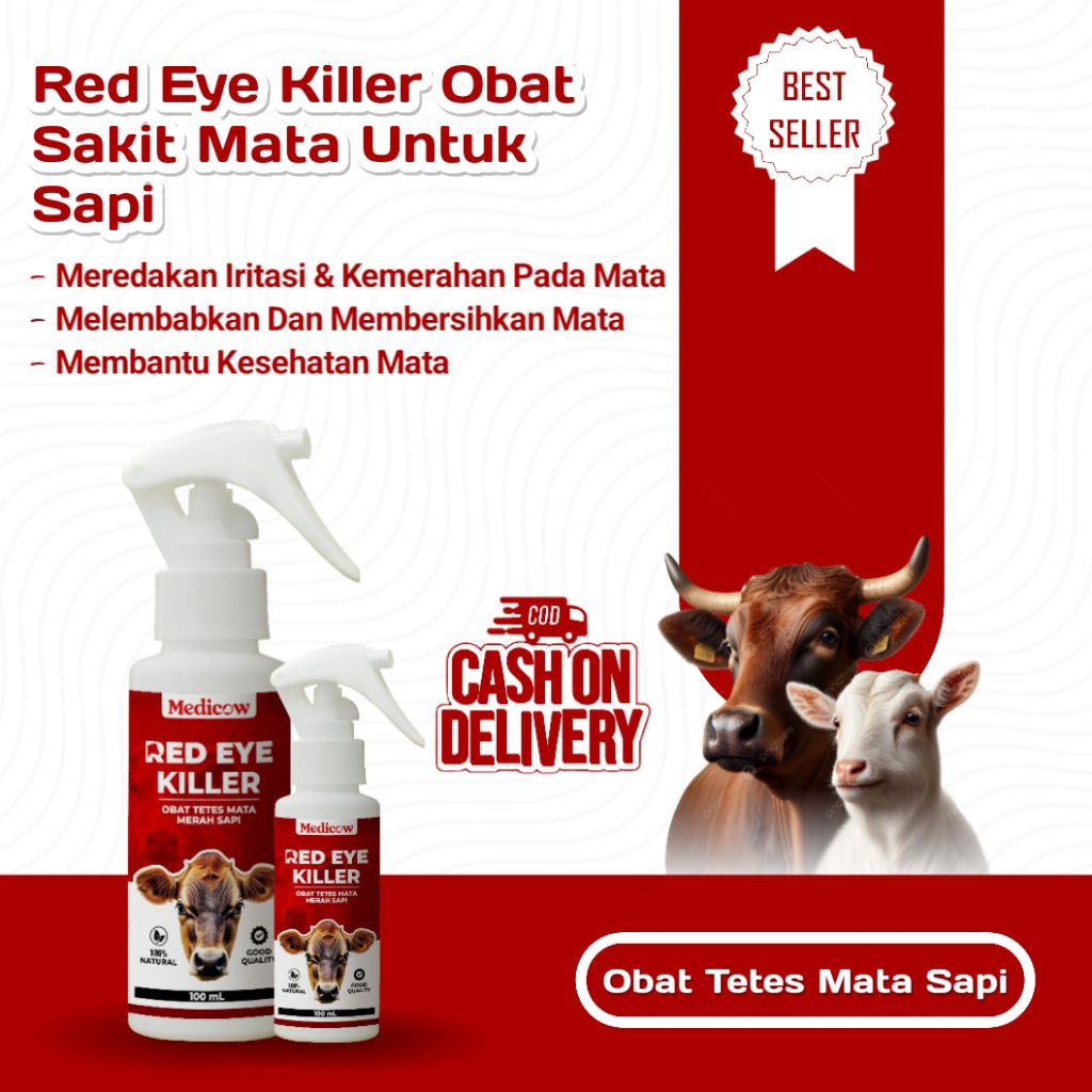 OBAT SAKIT MATA SAPI Medicow Red Eye Killer