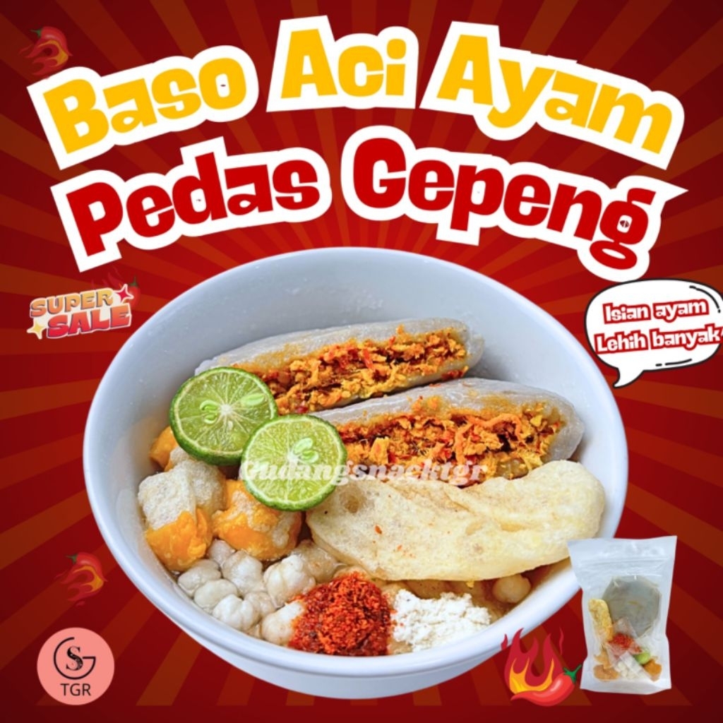 

SPECIAL 1 BKS BASO ACI AYAM SUWIR GEPENG / PIPIH AYAM SUWIR PEDAS MELIMPAH HOTPOT INSTAN