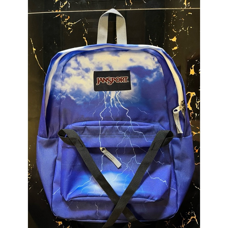 KODE H95X Tas Jansport Motif Petir Blue