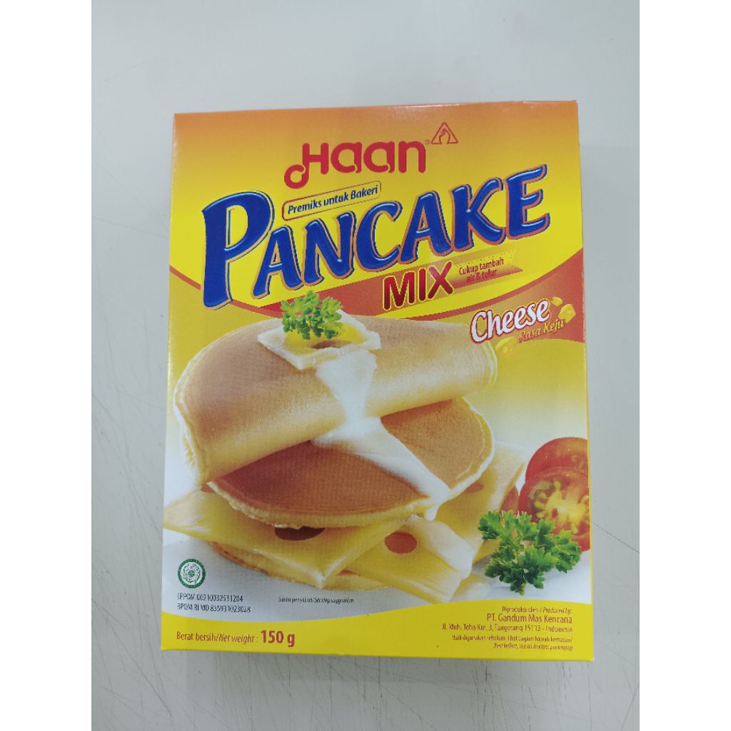 

TEPUNG PREMIX HAAN PANCAKE RASA KEJU CHEESE 150GRAM