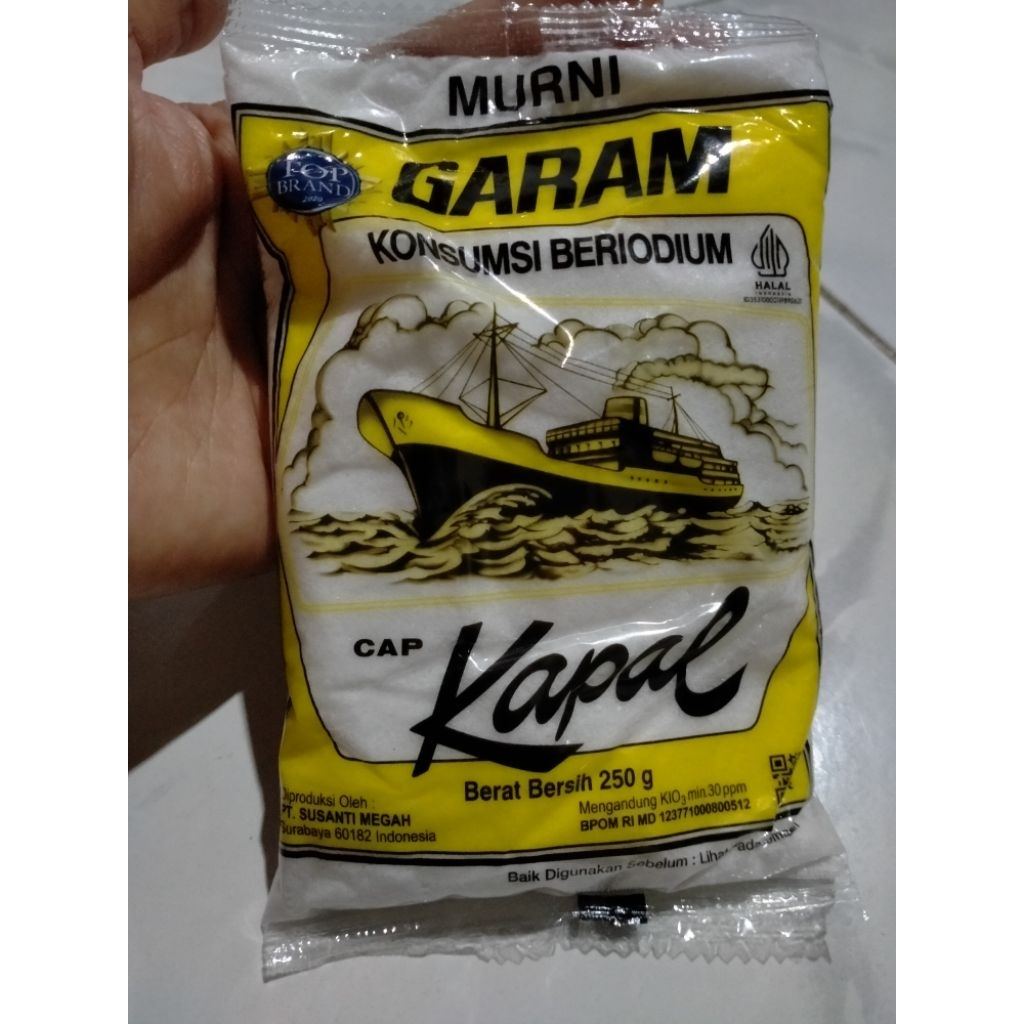 

Garam Kapal 250gram / Garam Cap Kapal / Garam Yodium