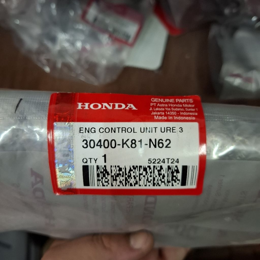 ECU MOTOR HONDA BeAT Sporty eSP K81 (2016 - 2020) ISS 30400-K81-N62