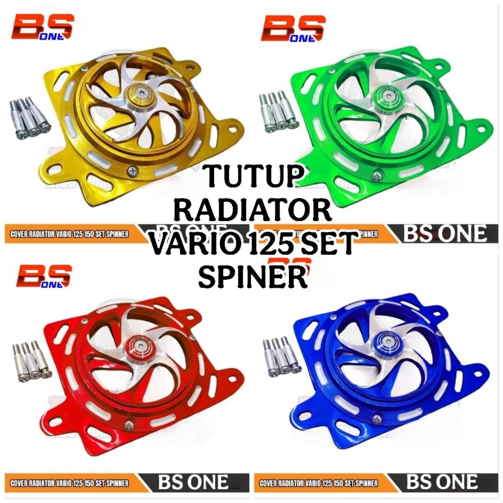 TUTUP RADIATOR VARIO 125 COVER RADIATOR VARIO 125 150 SET SPINER HIGH QUALITY