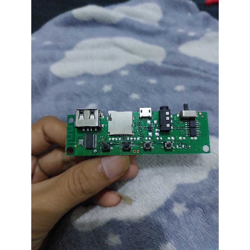 MODUL MESIN MP3 BLUETOOTH DUAL SPEAKER Y-S208D GRES NORMAL