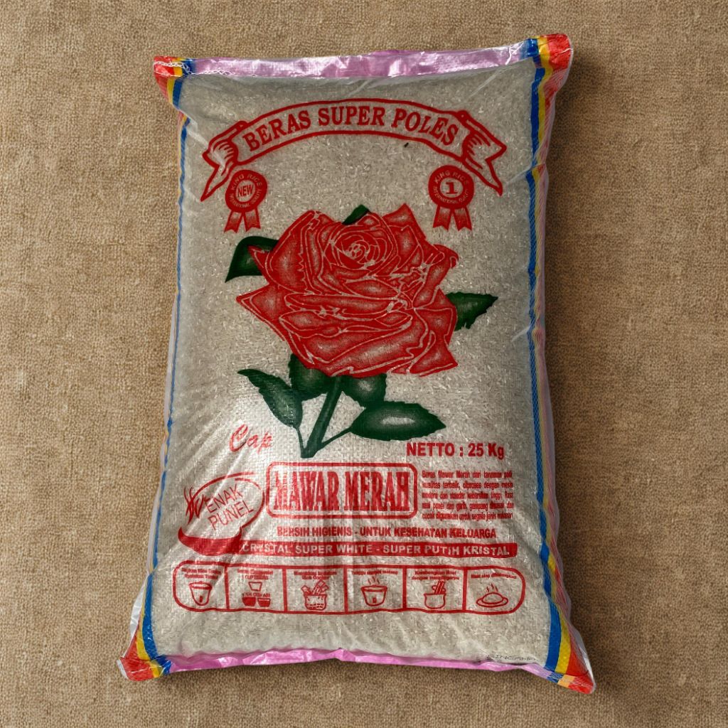 

Beras Mawar 25Kg - Beras Berkualitas Tinggi - Beras, Pulen