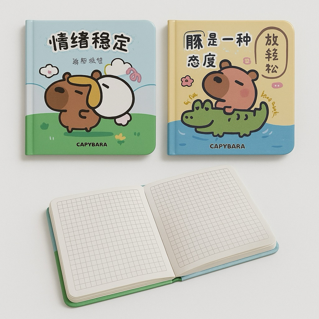

Scoop Buku Tulis / Notebook Capybara 10x10cm 71281300