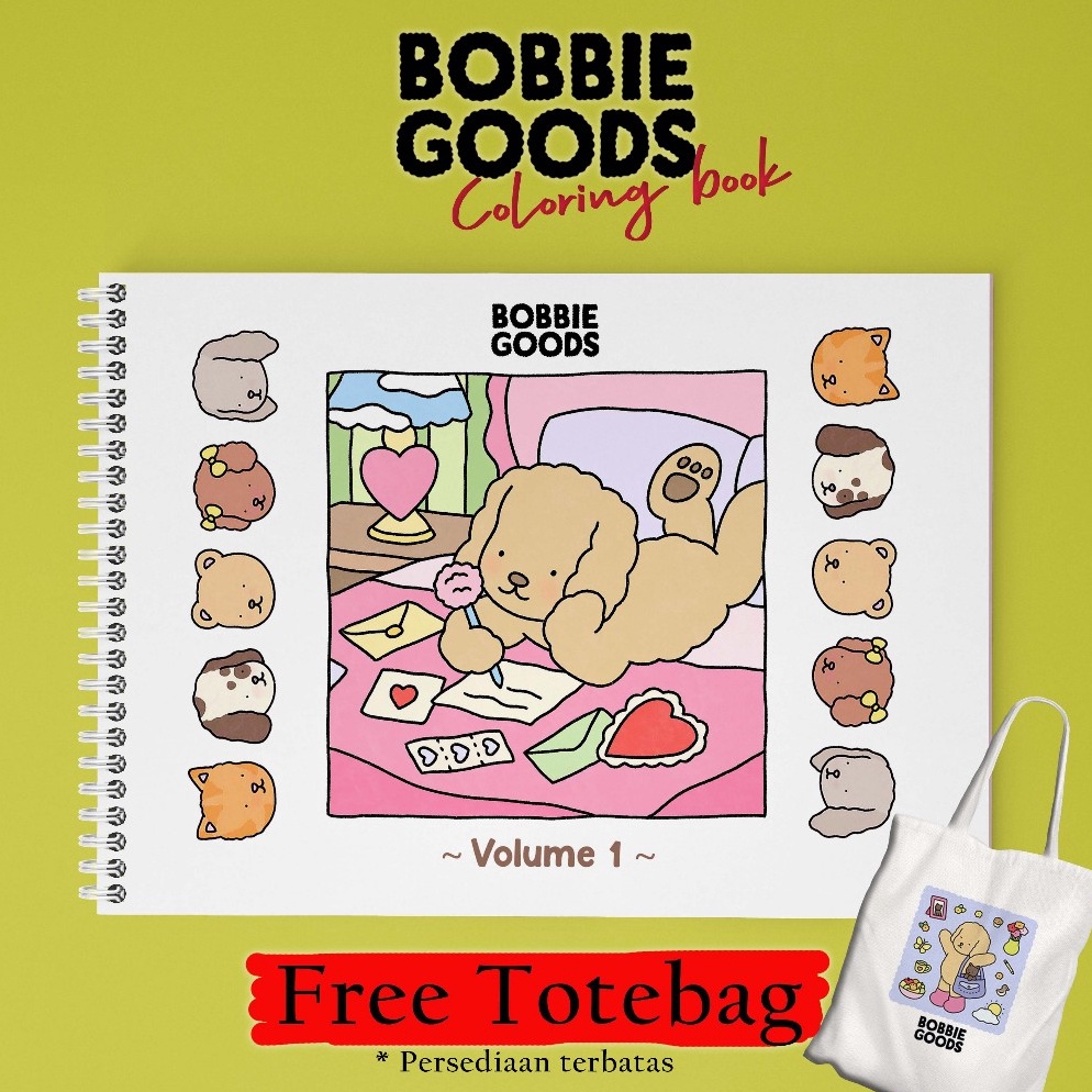 

KODE H22N Bobbie Goods Coloring Book Volume 1 Free Tote Bag