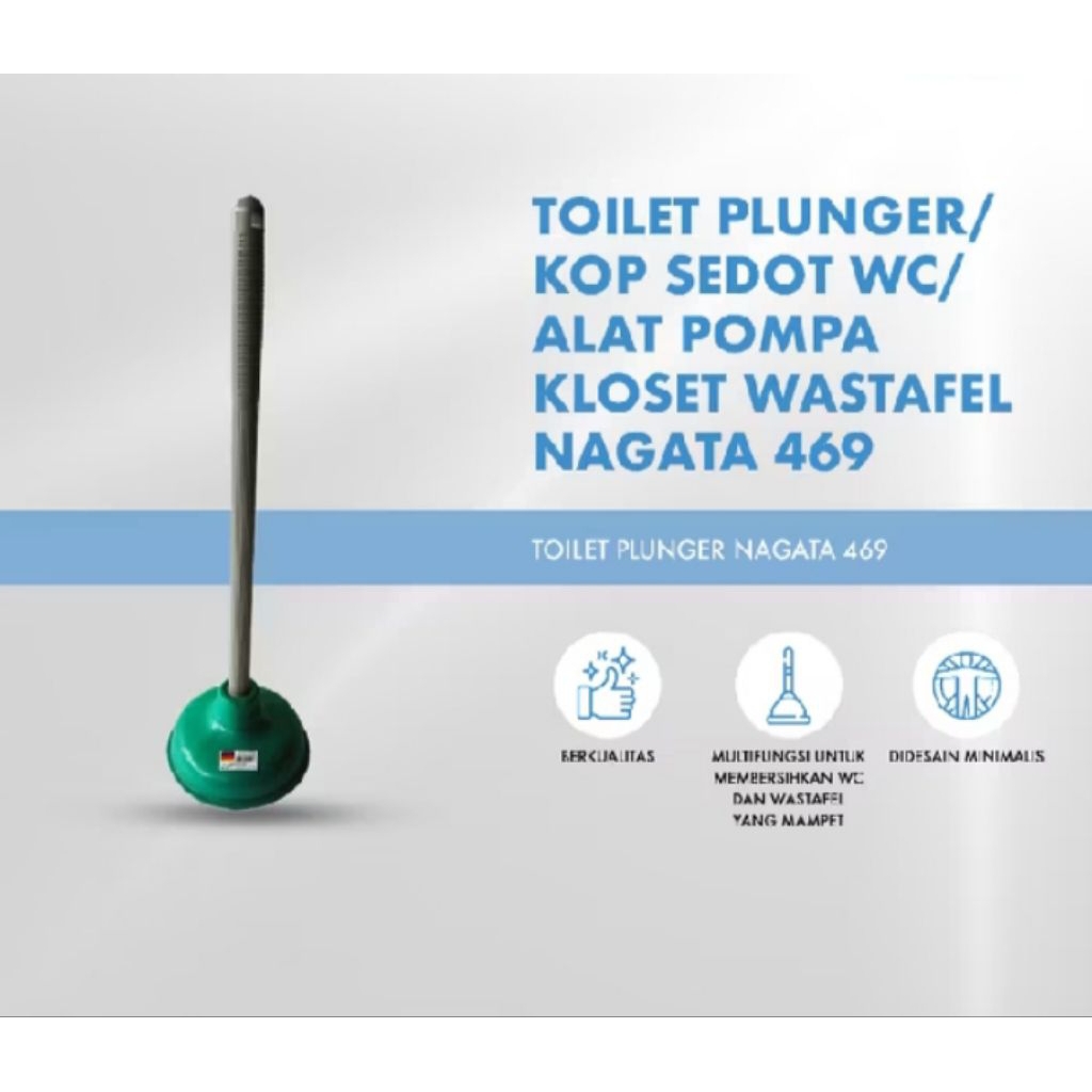 Vaccum WC NGT 469 Merk Nagata / Vakum Kop Nagata / Sedot Toilet / Sedot WC