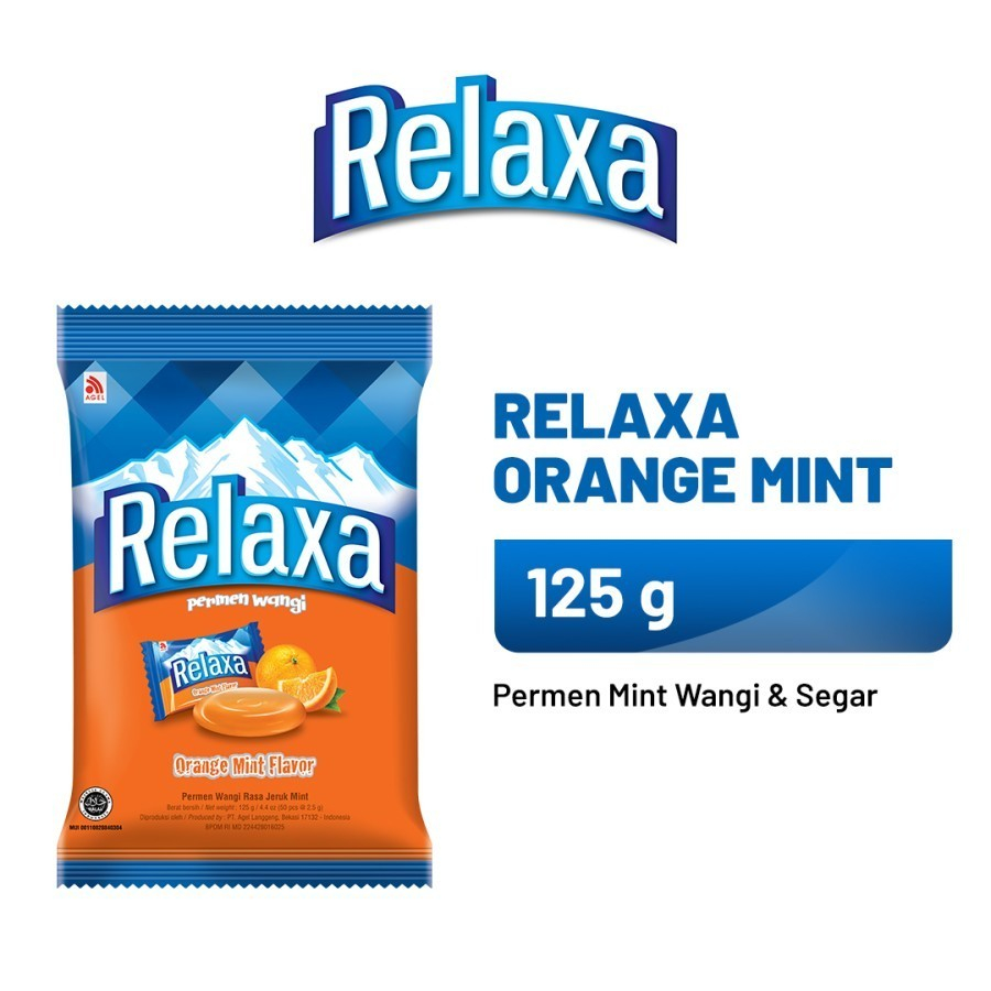 

RELAXA CANDY ORANGE MINT PCK 125g